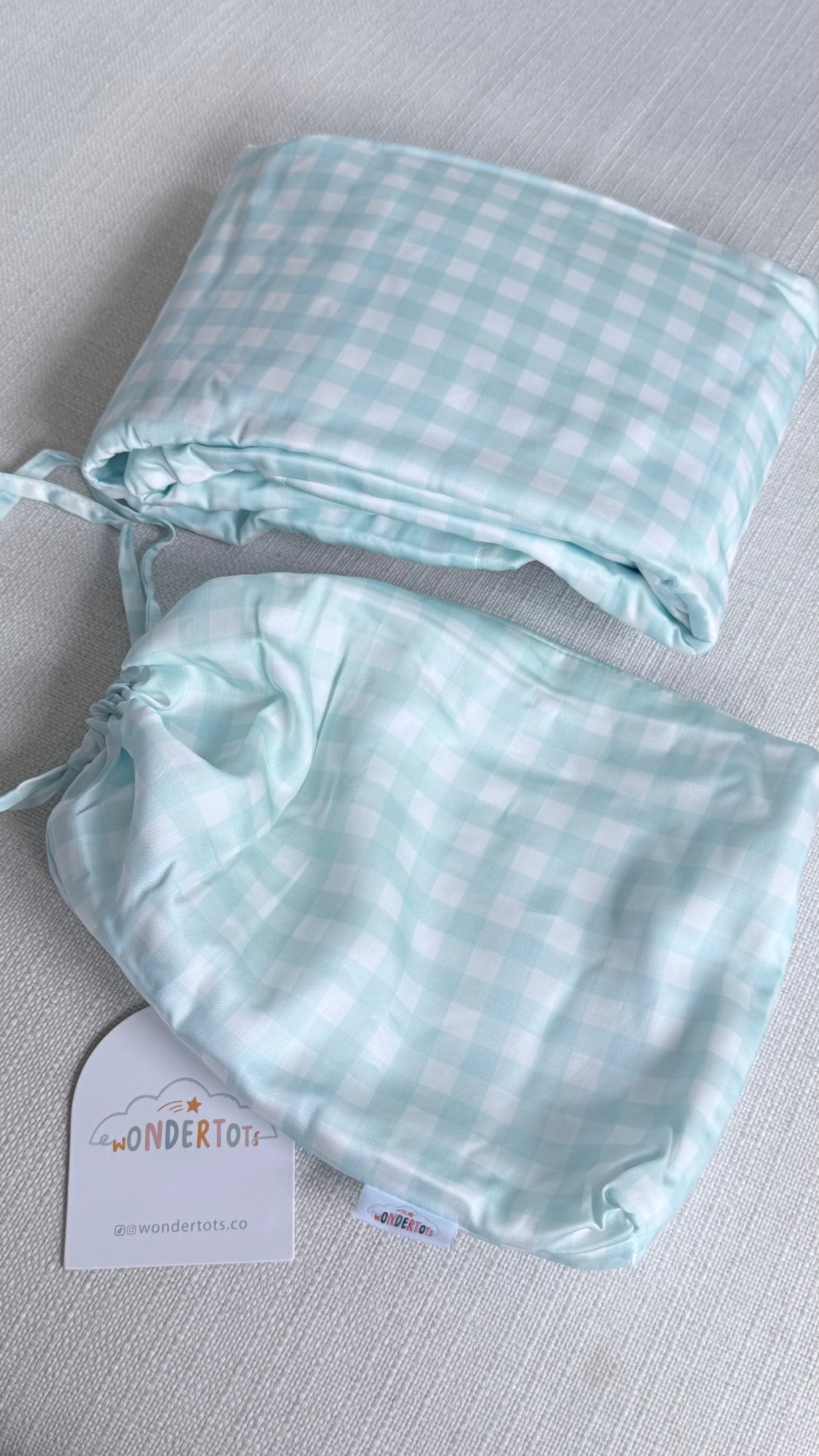 Lenzing Tencel™ Waterproof Fitted Bedsheet (Ocean Breeze)
