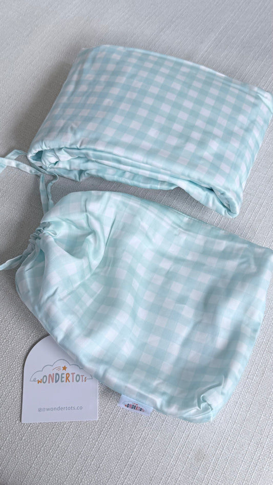 Lenzing Tencel™ Waterproof Fitted Bedsheet (Ocean Breeze)