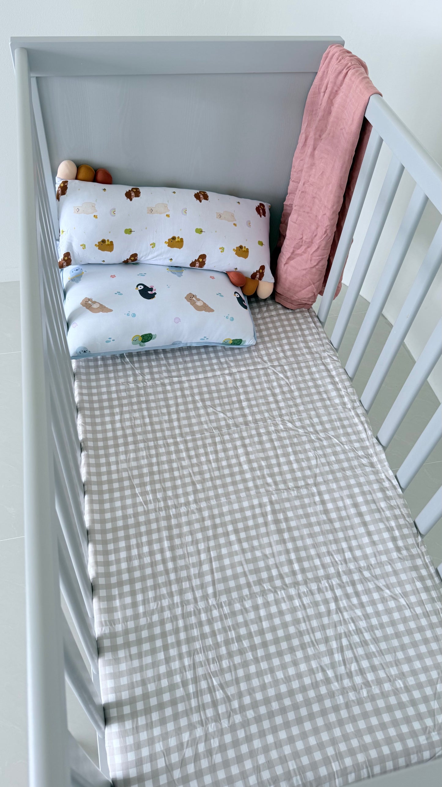 Lenzing Tencel™ Waterproof Fitted Bedsheet (Pebble Drift)