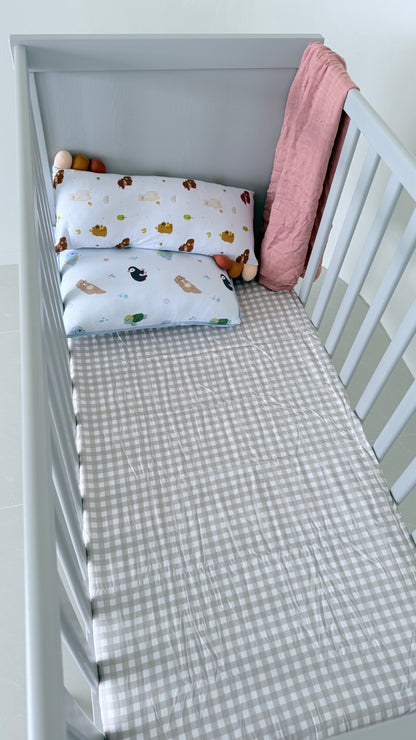 Lenzing Tencel™ Waterproof Fitted Bedsheet (Pebble Drift)