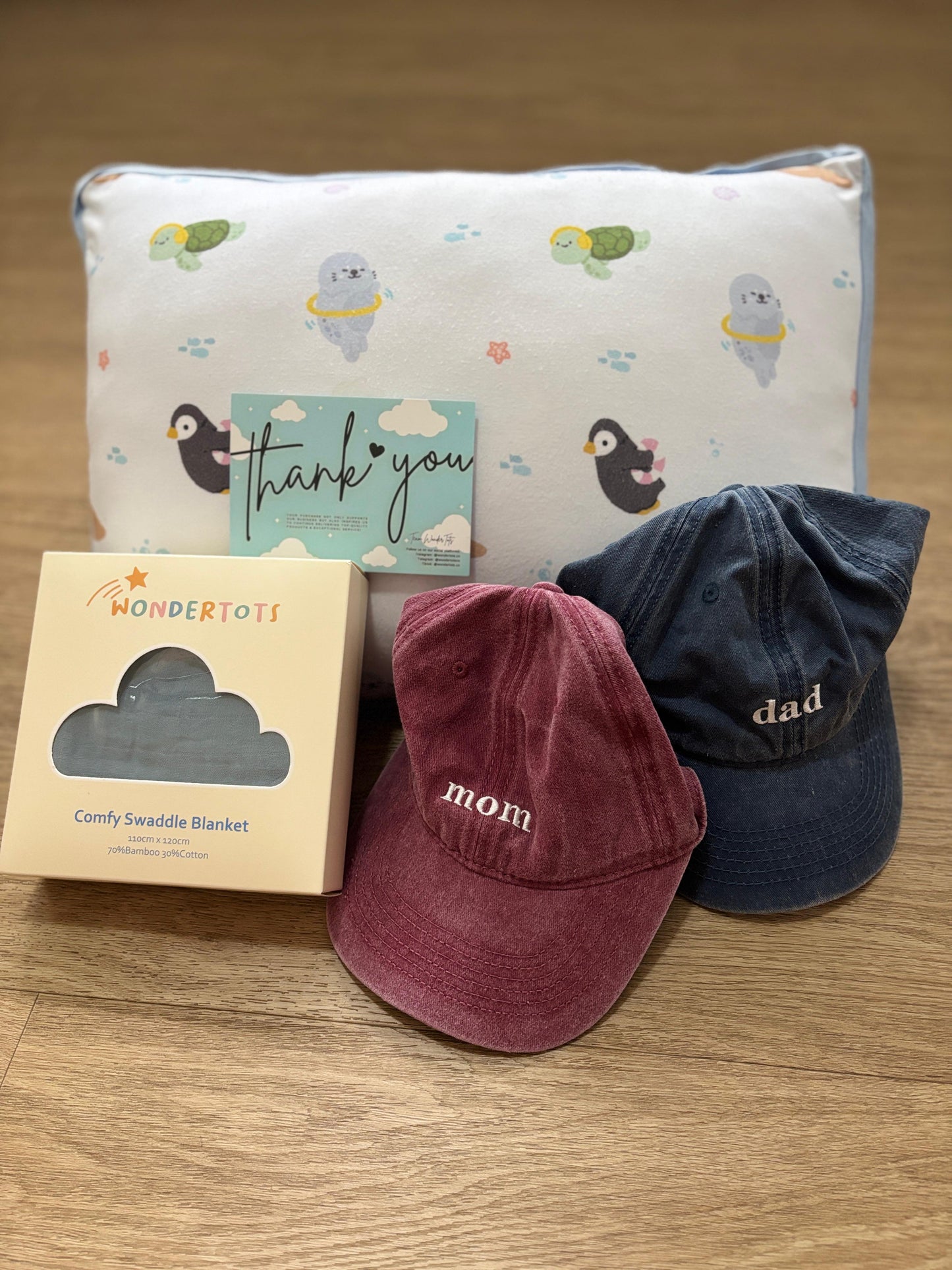New Parent Gift Set (Head Pillow)